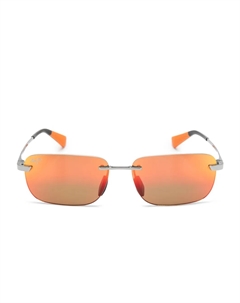 Солнцезащитные очки Lanakila без оправы, серебяный Maui jim