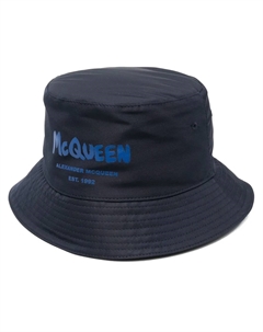 Панама с логотипом, синий Alexander mcqueen