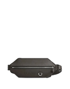 Сумка-трансформер из кожи с логотипом, серый Loewe