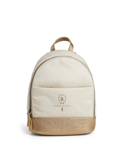 Рюкзак с логотипом, нейтральный Brunello cucinelli kids