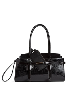 Кожаная сумка-тоут, черный Dsquared2