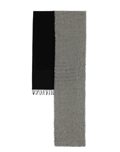 Шарф в технике пэчворк, черный Yohji yamamoto
