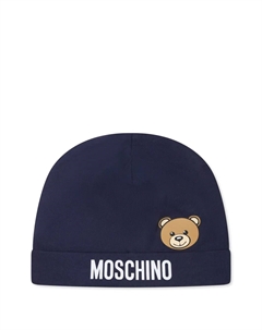 Шапка бини Teddy Bear, синий Moschino kids