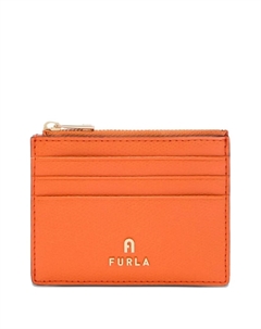 Визитница Camelia с застежкой-молнией, оранжевый Furla