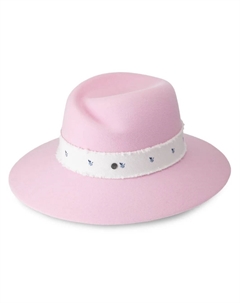 Фетровая шляпа-федора Virginie, розовый Maison michel