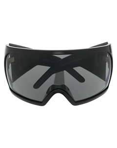 Солнцезащитные очки Kriester в массивной оправе, черный Rick owens