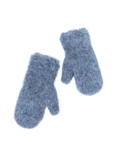 Шерстяные перчатки, синий Max mara