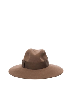 Широкополая фетровая шляпа, коричневый Borsalino
