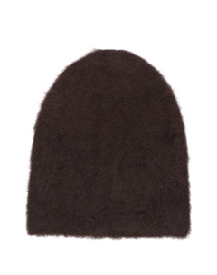 Шапка из шерсти альпаки, коричневый Uma wang