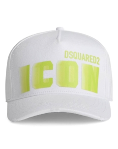 Бейсболка с логотипом, белый Dsquared2