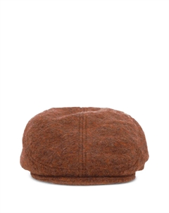 Берет с вышитым логотипом, коричневый Ruslan baginskiy
