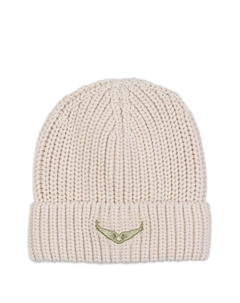 Вязаная шапка бини, нейтральный Zadig & voltaire kids