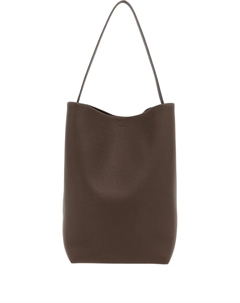 Сумка через плечо N/S Park из зернистой кожи, коричневый The row