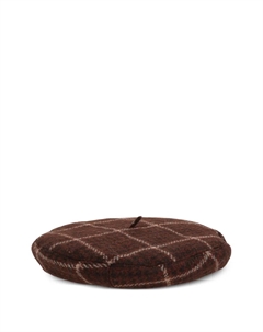 Берет в клетку, коричневый Vivienne westwood