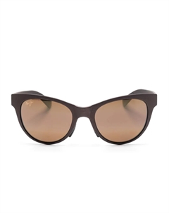 Солнцезащитные очки Hulahe, коричневый Maui jim