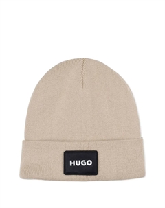 Шапка бини с нашивкой-логотипом, нейтральный Hugo kids