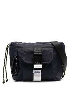 Поясная сумка с нашивкой-логотипом, синий A.p.c.