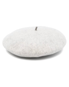 Декорированный берет, серый Brunello cucinelli