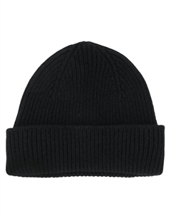 Трикотажная шапка в рубчик, черный Paul smith