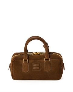 Сумка-тоут Arcadie, коричневый Miu miu