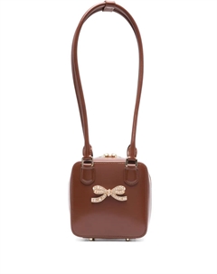 Квадратная сумка на плечо, коричневый Self-portrait