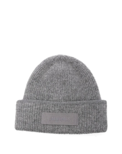Шапка бини Le bonnet Gros Grain, серый Jacquemus