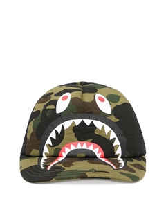 Кепка Camo Shark Mesh, зеленый A bathing ape®