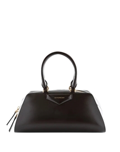 Кожаная сумка с верхней ручкой, коричневый Givenchy