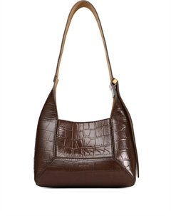 Сумка на плечо Diamond Hobo S, коричневый Jimmy choo