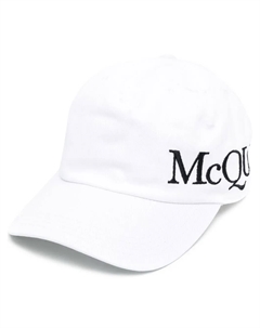 Бейсболка с вышитым логотипом, белый Alexander mcqueen