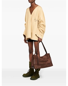 Большая сумка на плечо Loafer, коричневый Jw anderson