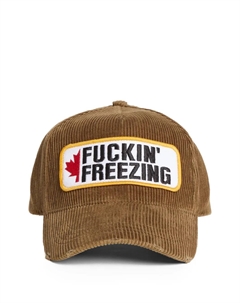 Хлопковая кепка, коричневый Dsquared2