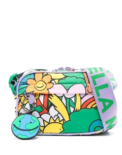 Сумка через плечо с графическим принтом, зеленый Stella mccartney kids