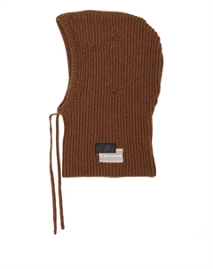 Балаклава в рубчик, коричневый Mm6 maison margiela