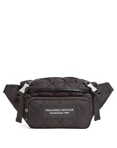 Стеганая поясная сумка, коричневый Dsquared2
