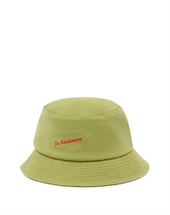 Панама с вышитым логотипом, зеленый Jw anderson