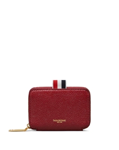 Картхолдер с круговой молнией, красный Thom browne