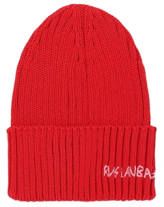 Шапка бини с вышитым логотипом, красный Ruslan baginskiy