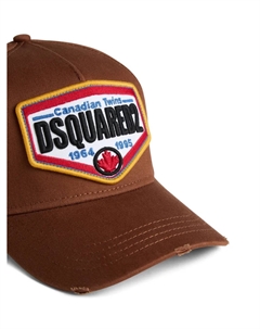 Бейсболка с нашивкой-логотипом, коричневый Dsquared2