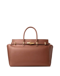 Сумка-тоут Diamond Belted среднего размера, коричневый Jimmy choo