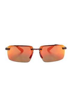 Солнцезащитные очки Laulima, коричневый Maui jim