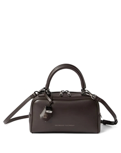 Сумка Boston Explorer с верхней ручкой, коричневый Brunello cucinelli