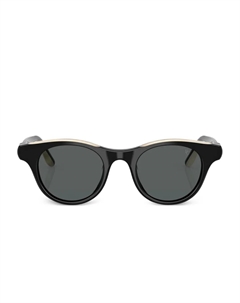 Солнцезащитные очки в круглой оправе, черный Brunello cucinelli