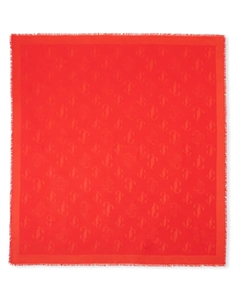 Шарф Emani с монограммой, оранжевый Jimmy choo