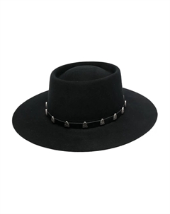 Шерстяная шляпа с заклепками, черный Philipp plein