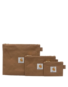 Набор из трех клатчей, коричневый Carhartt wip
