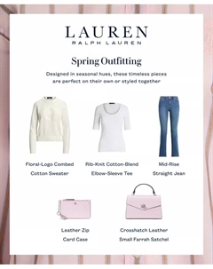 Текстурированный кожаный картхолдер на молнии, розовый Lauren ralph lauren