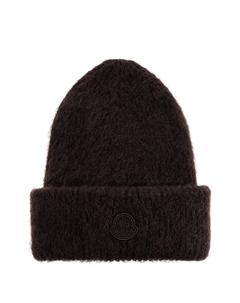 Мохеровая шапка, коричневый Moncler