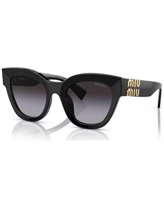 Женские солнцезащитные очки, MU 01YS, черный Miu miu