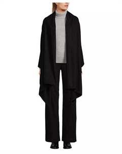 Женская шаль-накидка CashTouch, черный Lands' end